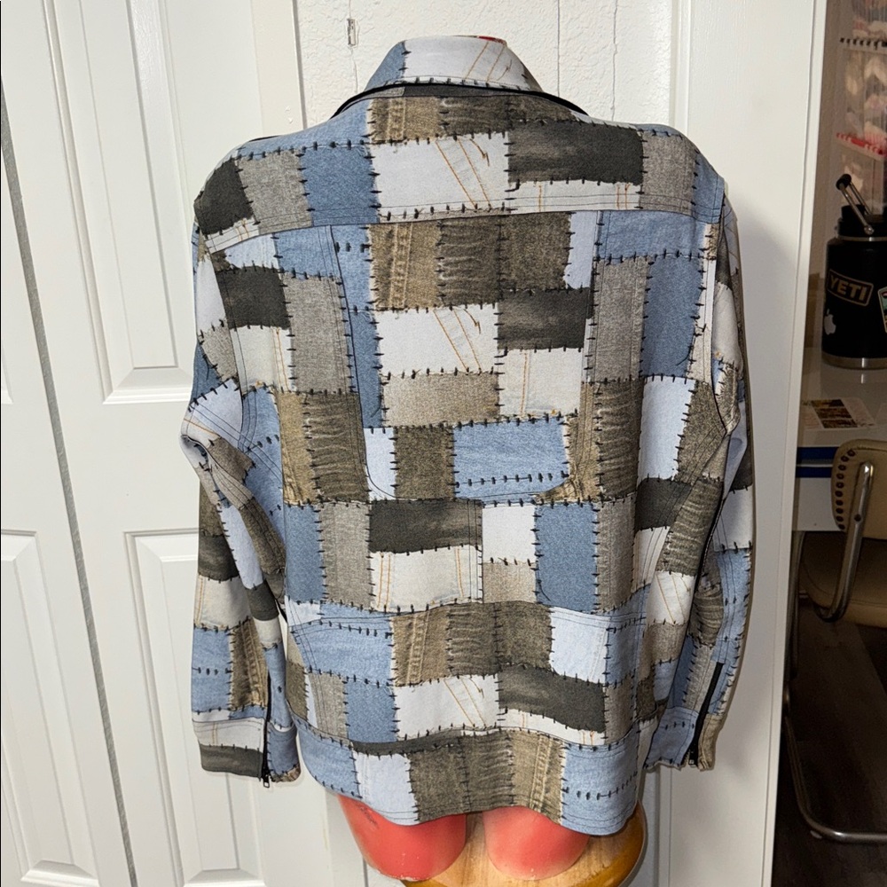 Norma Kamali patchwork jacket - image 3